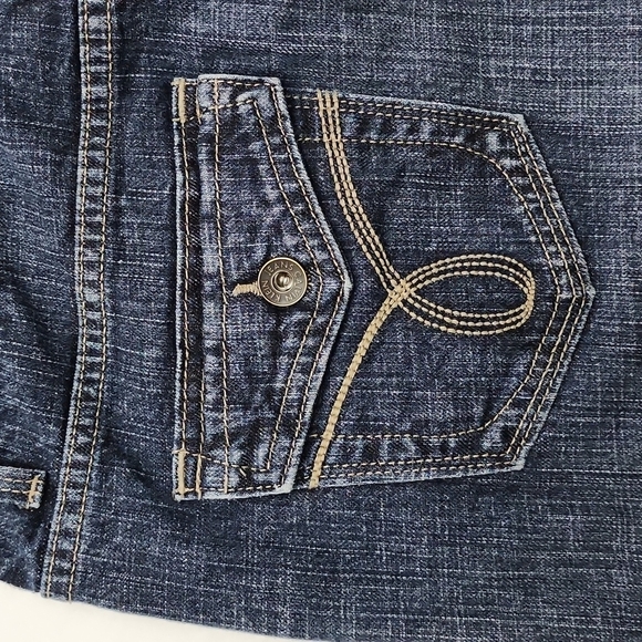 Calvin Klein Women's Denim Jeans Bootcut Double Stone Wash Blue Stretch Size 10 - Picture 5 of 15